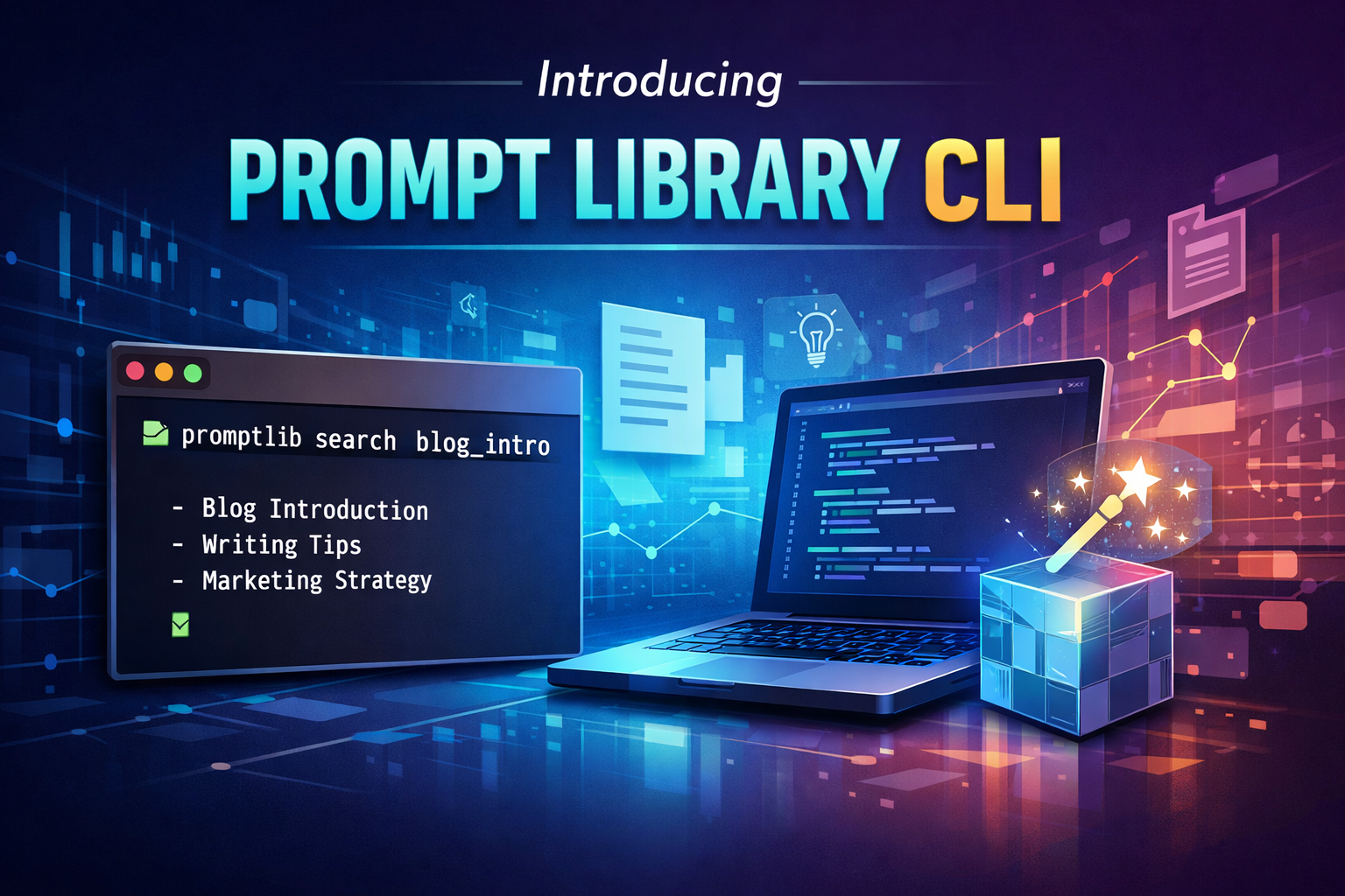 prompt-library CLI introduction