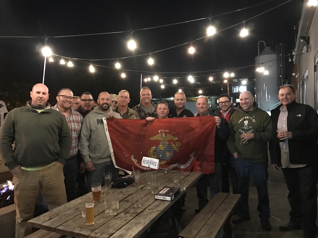 Reunion of former Marines, decades later